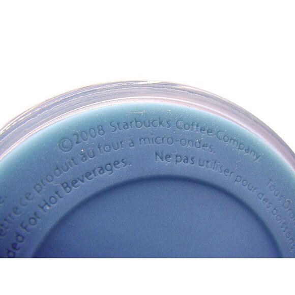 Starbucks Coffee Double Wall Cold Tumbler 16 Oz Teal Blue Dome Lid Clear Straw - Picture 4 of 12